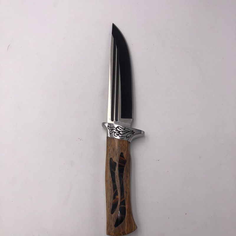 Sport si Outdoor - Camping - Cutite, bricege si accesorii - Cutite si bricege - Cutit Columbia, Model A052-2, Maner Lemn, 29 cm - Infinity.ro