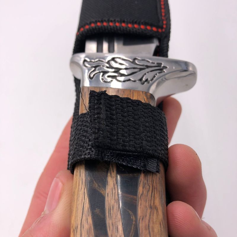 Sport si Outdoor - Camping - Cutite, bricege si accesorii - Cutite si bricege - Cutit Columbia, Model A052-2, Maner Lemn, 29 cm - Infinity.ro