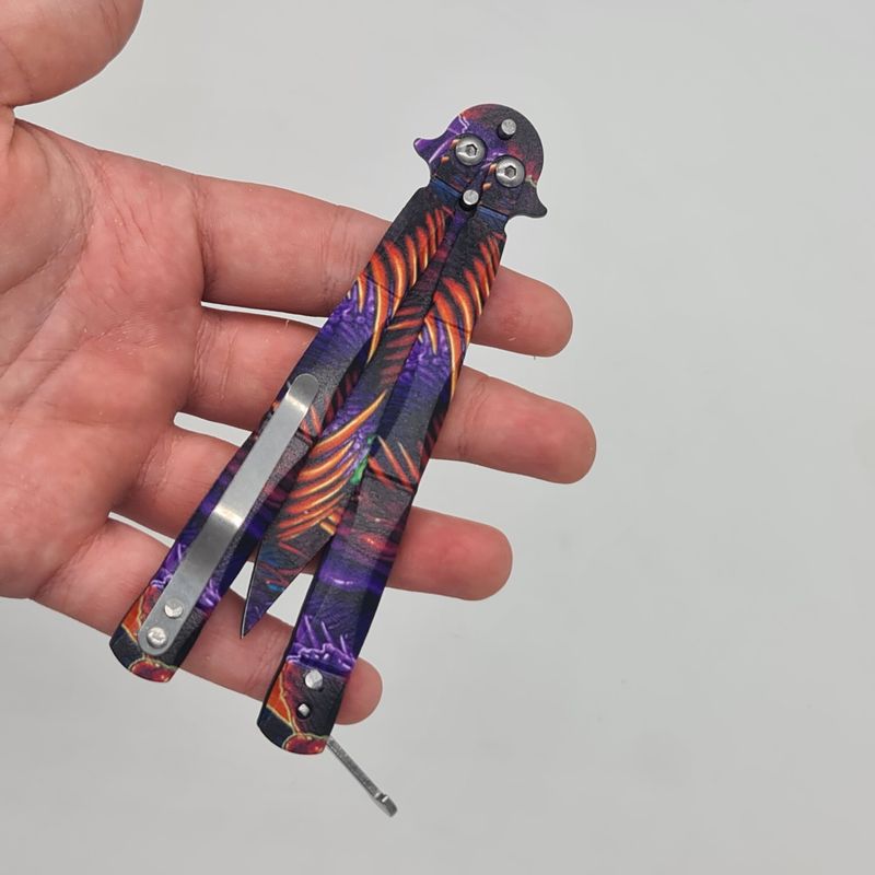 Sport si Outdoor - Camping - Cutite, bricege si accesorii - Cutite si bricege - Cutit Butterfly, model exotic - Infinity.ro