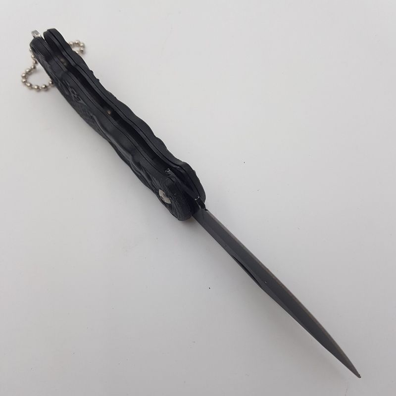Sport si Outdoor - Camping - Cutite, bricege si accesorii - Cutite si bricege - Cutit briceag varf ascutit, 16 cm, 60 g, negru - Infinity.ro