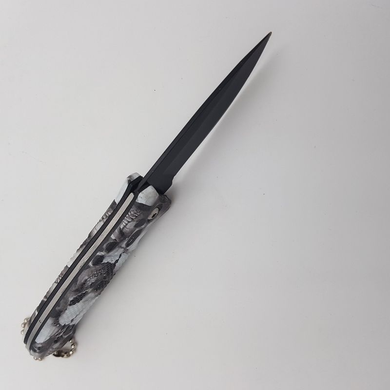 Sport si Outdoor - Camping - Cutite, bricege si accesorii - Cutite si bricege - Cutit briceag varf ascutit, 16 cm, 60 g, gri - Infinity.ro