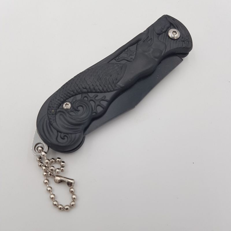 Sport si Outdoor - Camping - Cutite, bricege si accesorii - Cutite si bricege - Cutit briceag varf ascutit, 16 cm, 60 g, negru - Infinity.ro