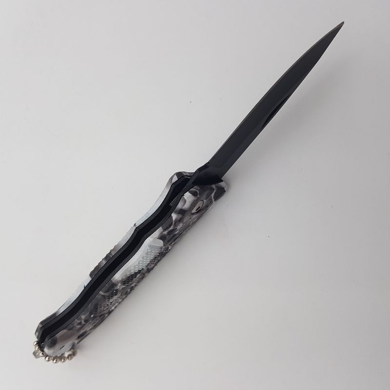 Sport si Outdoor - Camping - Cutite, bricege si accesorii - Cutite si bricege - Cutit briceag varf ascutit, 16 cm, 60 g, gri - Infinity.ro