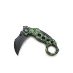 Sport si Outdoor - Camping - Cutite, bricege si accesorii - Cutite si bricege - Cutit Briceag Karambit Columbia, Deschidere Manuala, Verde, 18 Cm - Infinity.ro