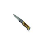 Sport si Outdoor - Camping - Cutite, bricege si accesorii - Cutite si bricege - Cutit briceag deschidere a lamei automata pe buton, lama otel, imitatie os - Infinity.ro