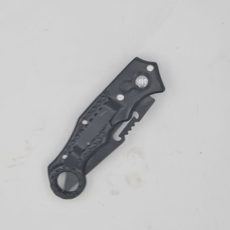 Sport si Outdoor - Camping - Cutite, bricege si accesorii - Cutite si bricege - Cutit briceag deschidere a lamei pe buton automata si deschizator de sticle 16 cm, - Infinity.ro