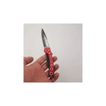 Sport si Outdoor - Camping - Cutite, bricege si accesorii - Cutite si bricege - Cutit briceag automat cu buton, Dalimag, 21 cm, rosu, cutie - Infinity.ro