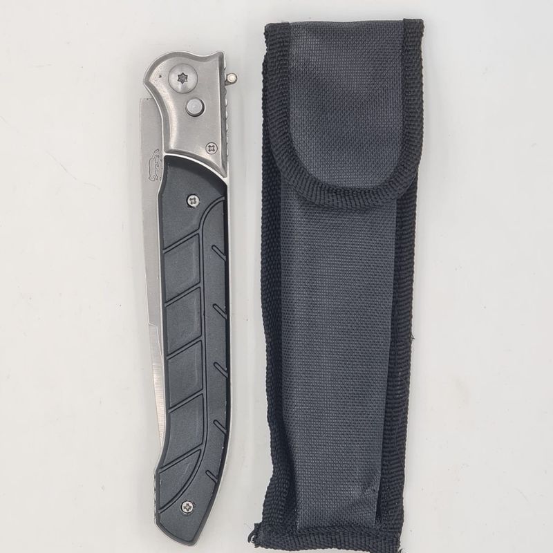 Sport si Outdoor - Camping - Cutite, bricege si accesorii - Cutite si bricege - Cutit Automat, Lama Stilet, 31 cm, Argintiu, Maner Cutat - Infinity.ro