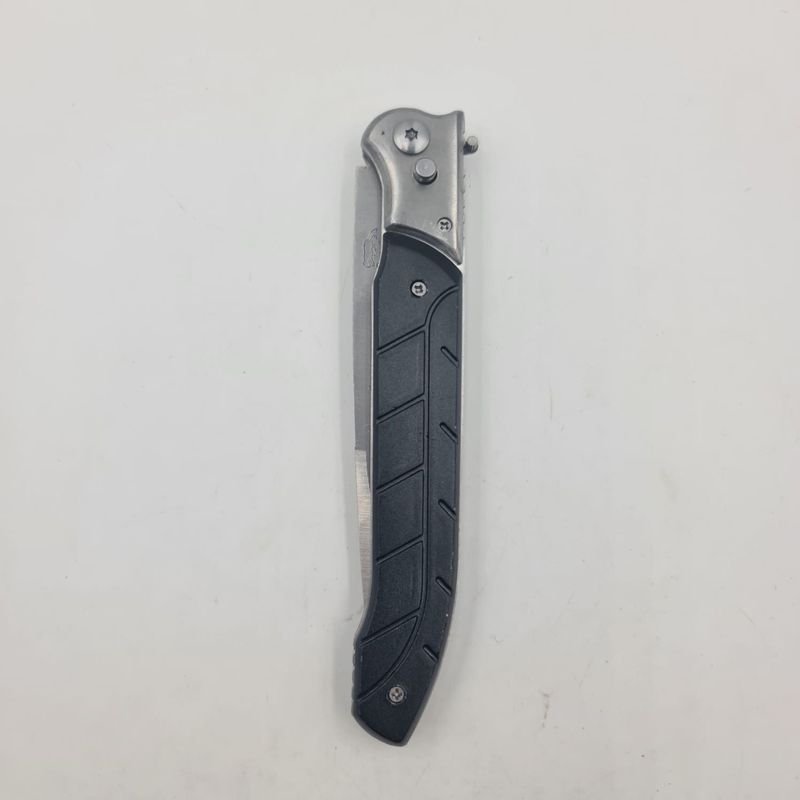 Sport si Outdoor - Camping - Cutite, bricege si accesorii - Cutite si bricege - Cutit Automat, Lama Stilet, 31 cm, Argintiu, Maner Cutat - Infinity.ro
