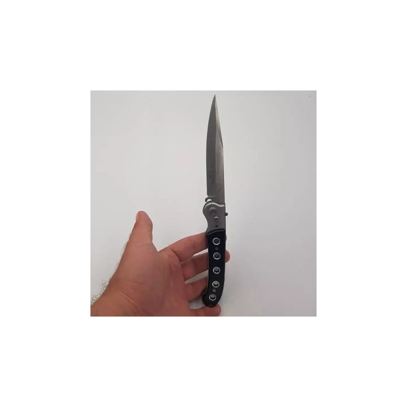 Sport si Outdoor - Camping - Cutite, bricege si accesorii - Cutite si bricege - Cutit briceag automat buton, Dalimag, 26 cm, 5 cercuri, cutie - Infinity.ro