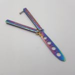 Sport si Outdoor - Camping - Cutite, bricege si accesorii - Cutite si bricege - Cutit antrenament fluture butterfly, fade cameleon, fara  tais, 21 cm, M3 - Infinity.ro