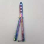 Sport si Outdoor - Camping - Cutite, bricege si accesorii - Cutite si bricege - Cutit antrenament fluture butterfly, fade cameleon, fara  tais, 21 cm, M3 - Infinity.ro