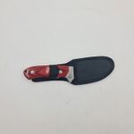 Sport si Outdoor - Camping - Cutite, bricege si accesorii - Cutite si bricege - Cutit Ac de Peste, Maner Lemn, Husa Material Textil, 21 cm - Infinity.ro