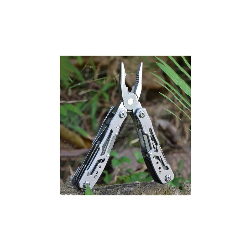 Casa si Gradina - Constructii - Scule de mana si unelte - Clesti si patenti - Cleste multifunctional pliabil, 10 functii - Infinity.ro