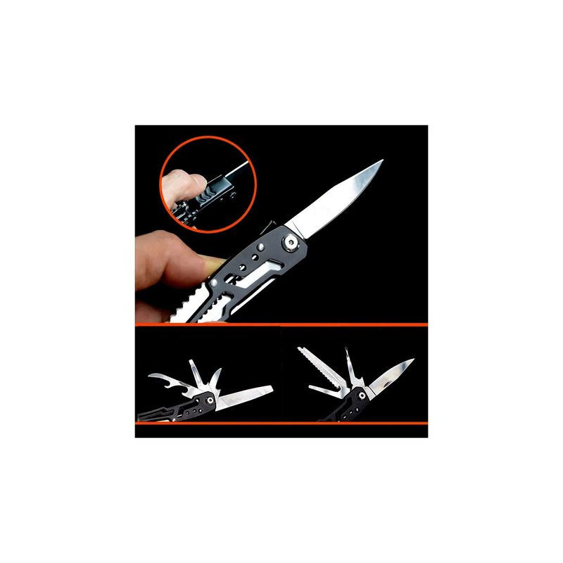 Casa si Gradina - Constructii - Scule de mana si unelte - Clesti si patenti - Cleste multifunctional pliabil, 10 functii - Infinity.ro