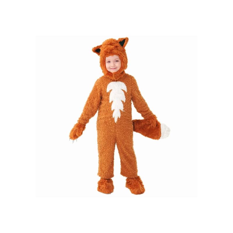 Jucarii, Copii si Bebe - Jucarii si jocuri - Jucarii de rol - Masti si costume copii - Costum de Vulpe Pentru Copii, 100 Cm, Maro - Infinity.ro