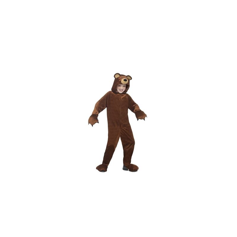 Jucarii, Copii si Bebe - Jucarii si jocuri - Jucarii de rol - Masti si costume copii - Costum de Urs Pentru Copii, 90 - 105 cm, Maro - Infinity.ro