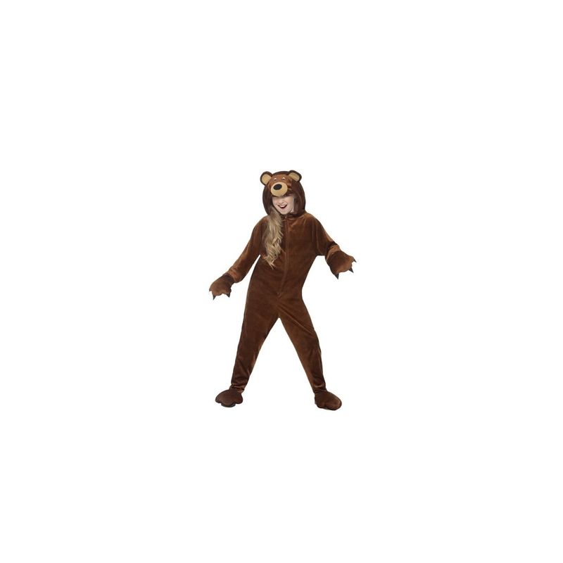 Jucarii, Copii si Bebe - Jucarii si jocuri - Jucarii de rol - Masti si costume copii - Costum de Urs Pentru Copii, 90 - 105 cm, Maro - Infinity.ro