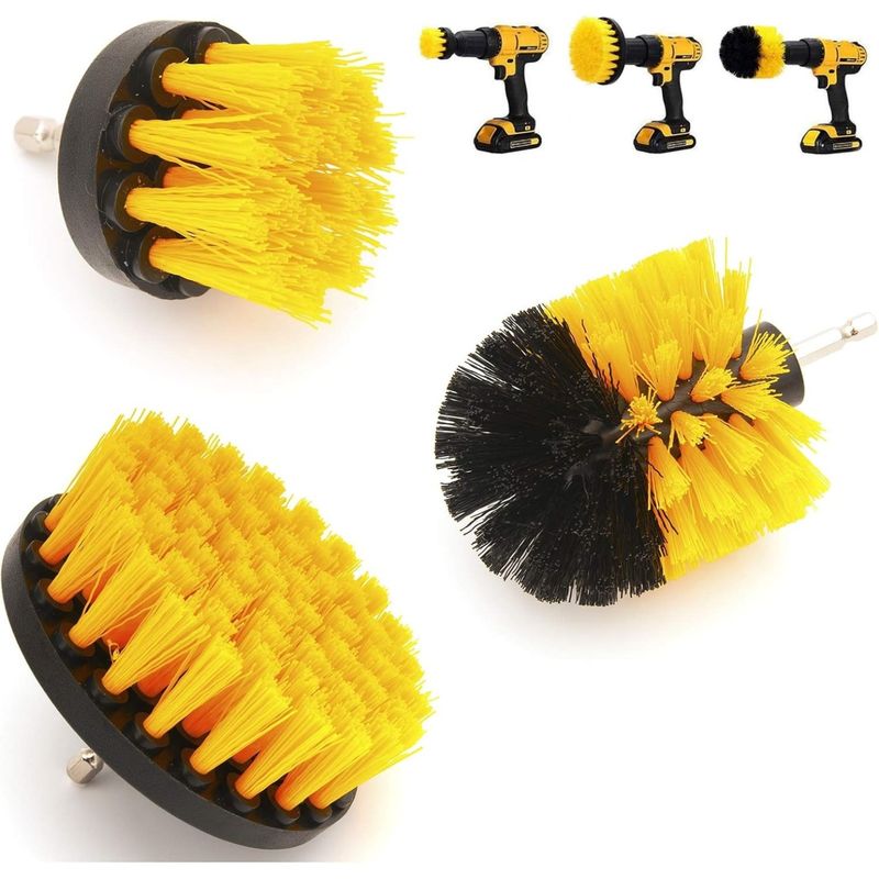 Market - Curatenie si intretinere casa - Produse menaj - Accesorii curatenie - Curatare Intensiva cu Bormasina, Set 3 Perii Universale pentru - Infinity.ro