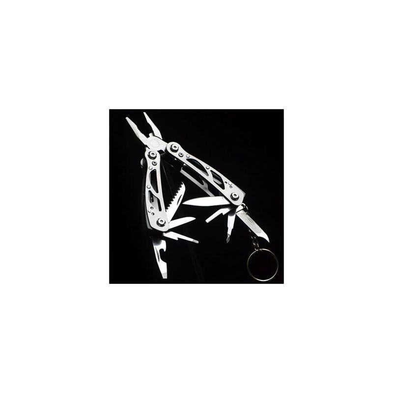 Casa si Gradina - Constructii - Scule de mana si unelte - Clesti si patenti - Cleste Multifunctional, 13 in 1, Otel Inoxidabil,  75x35x17mm - Infinity.ro