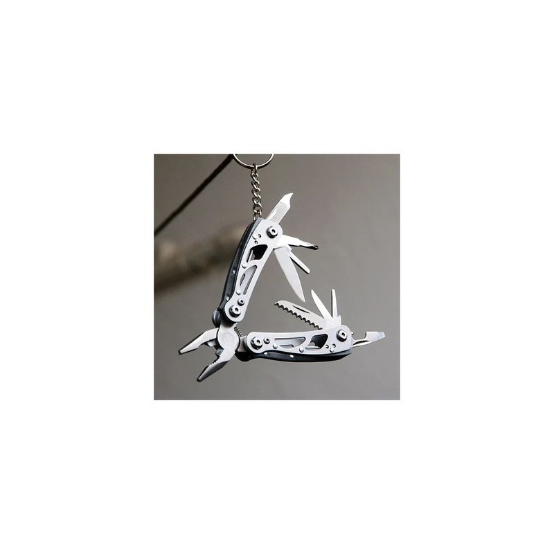 Casa si Gradina - Constructii - Scule de mana si unelte - Clesti si patenti - Cleste Multifunctional, 13 in 1, Otel Inoxidabil,  75x35x17mm - Infinity.ro