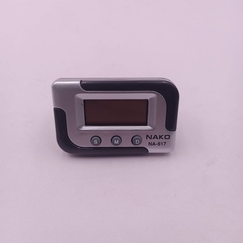 Casa si Gradina - Decoratiuni - Ceasuri - Ceas Electronic Pentru Masina, Banda Lipit, 7 cm, Negru/Gri - Infinity.ro