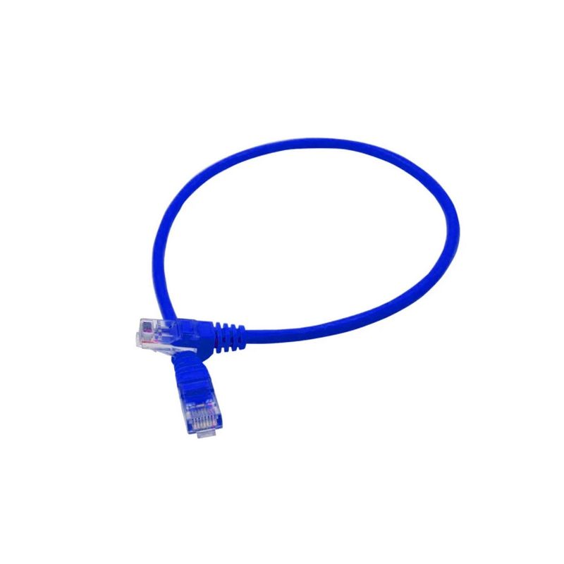 PC, gaming si accesorii - Retelistica - Cabluri si accesorii - Cablu CAT, Slim UTP, 6A 4PR/28AWG Pure Cooper, Patchcord, 4 inch, 10 cm - Infinity.ro