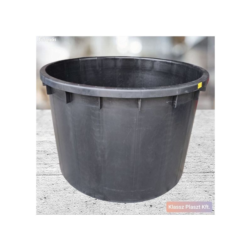 Casa si Gradina - Bucatarie si vesela - Organizare si depozitare bucatarie - Butoaie - Cada/Butoi Plastic 500L, Negru, Ø105 cm – Depozitare Apa, Gospodarie - Infinity.ro