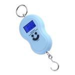 Casa si Gradina - Constructii - Depozitare, transport si protectie - Cantare electronice comerciale - Cantar portabil, de mana, carlig, mic, 50 kg, ecran LCD, albastru, 3 x 7 x 21 - Infinity.ro