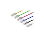 PC, gaming si accesorii - Retelistica - Cabluri si accesorii - Cablu CAT 6A Slim UTP, 4PR/28AWG Pure Cooper, Patchcord, 1 feet, 30 cm - Infinity.ro