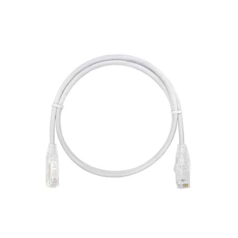 PC, gaming si accesorii - Retelistica - Cabluri si accesorii - Cablu CAT 6A Slim UTP, 4PR/28AWG Pure Cooper, Patchcord, 1 feet, 30 cm - Infinity.ro