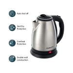 Electronice si Electrocasnice - Electrocasnice bucatarie - Preparare bauturi - Fierbatoare de apa - Cana Fierbator Scarlett, din Inox, 1500W, 2 L, Declansare Automata - Infinity.ro