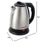 Electronice si Electrocasnice - Electrocasnice bucatarie - Preparare bauturi - Fierbatoare de apa - Cana Fierbator Scarlett, din Inox, 1500W, 2 L, Declansare Automata - Infinity.ro