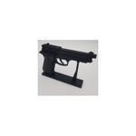 Market - Tutun si tigari - Articole si accesorii tutun - Bricheta Pistol Anti-Vant, Tip Revolver, Beretta,  Negru, 14 cm - Infinity.ro
