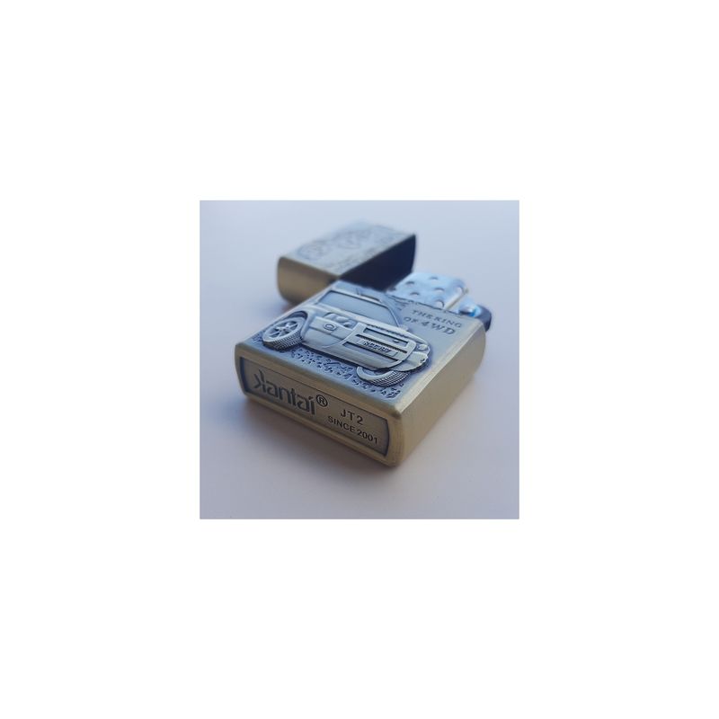 Market - Tutun si tigari - Articole si accesorii tutun - Bricheta Tip Zippo, 3D Relief, Metalica, King of 4wd si Lichid Zippo 125 ml M1 - Infinity.ro
