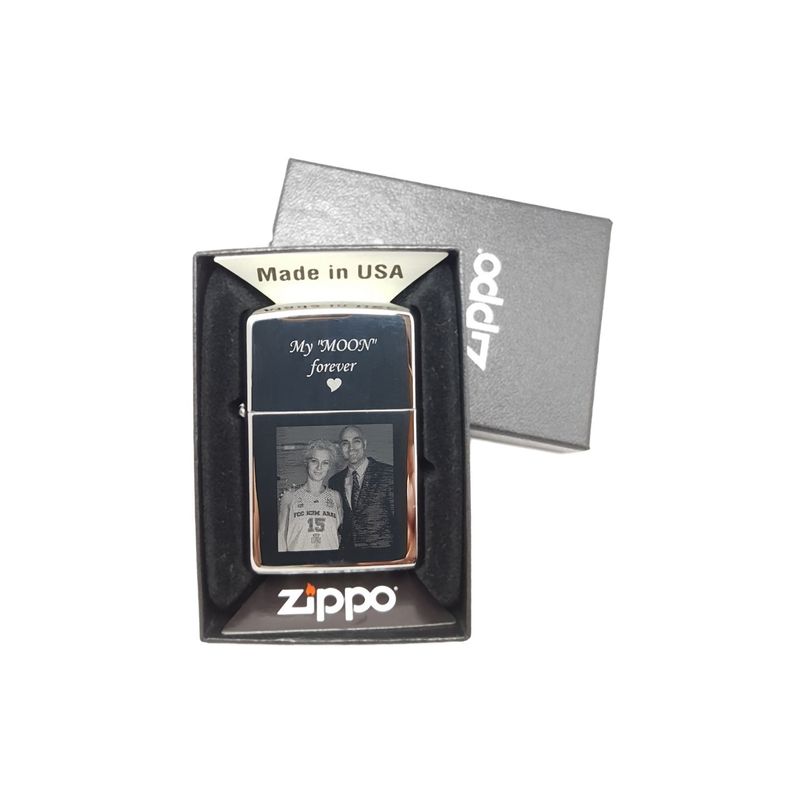 Market - Tutun si tigari - Articole si accesorii tutun - Bricheta Personalizata Zippo Gravata cu Poza si Textul Tau - Infinity.ro