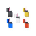 Market - Tutun si tigari - Articole si accesorii tutun - Bricheta Moderna cu Butan, Capac Flip, cu Flacara Rosu, Anti-Vant, Reincarcabila cu Gaz - Infinity.ro