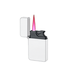 Market - Tutun si tigari - Articole si accesorii tutun - Bricheta Moderna cu Butan, Capac Flip, cu Flacara Rosu, Anti-Vant, Reincarcabila cu Gaz - Infinity.ro