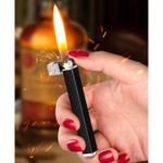 Market - Tutun si tigari - Articole si accesorii tutun - Bricheta Slim , din Metal, Cu Capac, Antivant, Reincarcabila, 8 cm - Infinity.ro