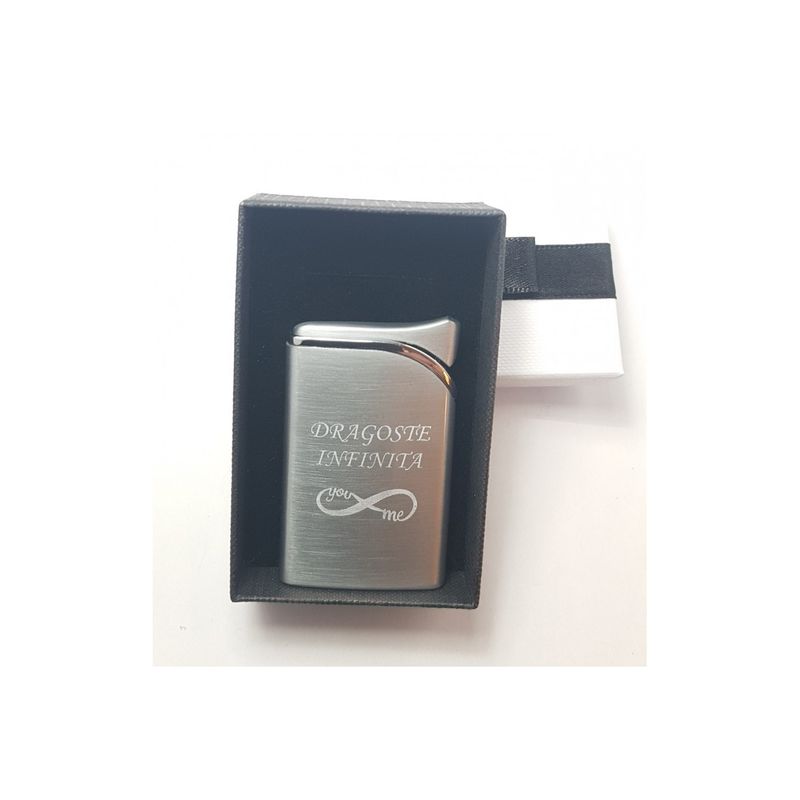 Market - Tutun si tigari - Articole si accesorii tutun - Bricheta Personalizata, Metalica, Antivant, Gravata cu Textul Tau - Infinity.ro