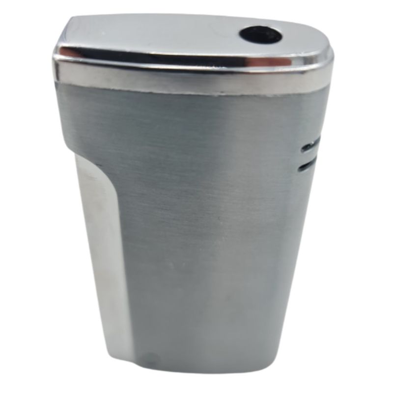 Market - Tutun si tigari - Articole si accesorii tutun - Bricheta Metalica Personalizata cu Textul Tau, Gaz, Antivant, Cutie, Gri - Infinity.ro