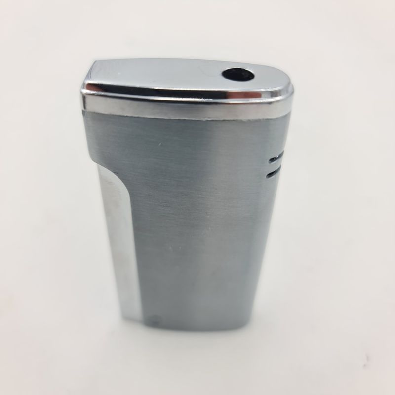 Market - Tutun si tigari - Articole si accesorii tutun - Bricheta Metalica Personalizata cu Textul Tau, Gaz, Antivant, Cutie, Gri - Infinity.ro