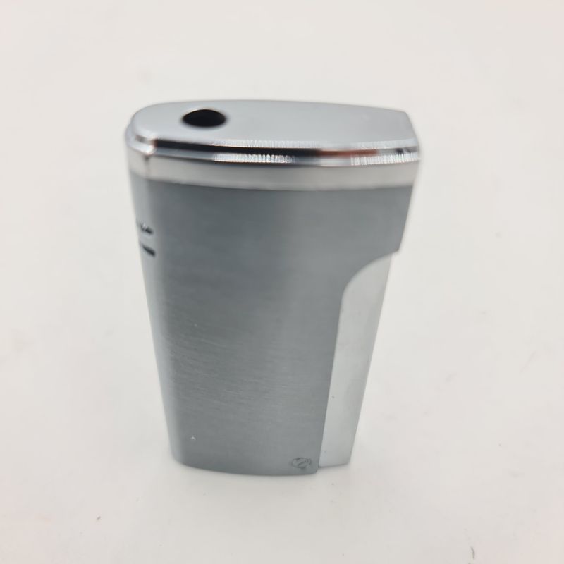 Market - Tutun si tigari - Articole si accesorii tutun - Bricheta Metalica Personalizata cu Textul Tau, Gaz, Antivant, Cutie, Gri - Infinity.ro