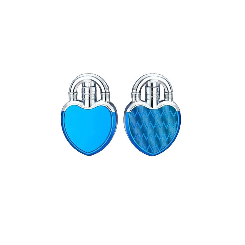 Market - Tutun si tigari - Articole si accesorii tutun - Bricheta Metalica in Forma de Inima, Antivant, Reincarcabila cu Gaz, Fade, 6 cm - Infinity.ro