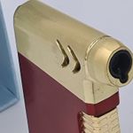 Market - Tutun si tigari - Articole si accesorii tutun - Bricheta Metalica cu Gaz, Antivant, Model Tr2, Reincarcabila, Rosie, Cutie, Personalizata - Infinity.ro