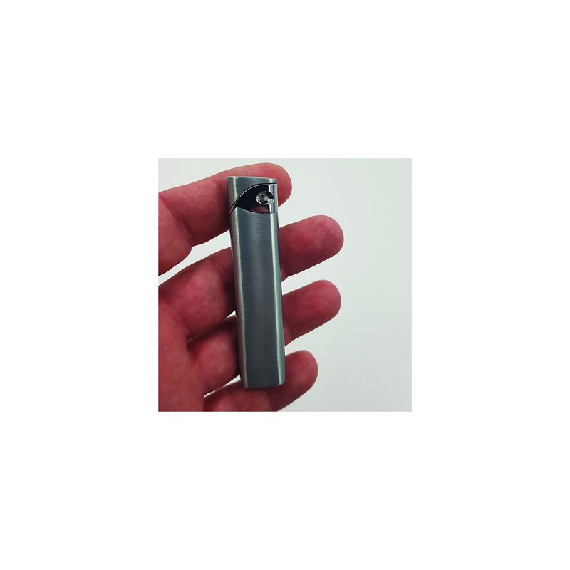 Market - Tutun si tigari - Articole si accesorii tutun - Bricheta Metalica Argintie Slim Antivant - Infinity.ro