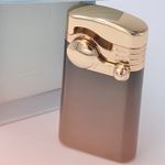 Market - Tutun si tigari - Articole si accesorii tutun - Bricheta metalica cu gaz, antivant, model flip, reincarcabila, negru, cutie - Infinity.ro