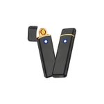 Market - Tutun si tigari - Articole si accesorii tutun - Bricheta Electronica, Reincarcabila Prin USB, Buton Cu Lumina, 8 cm - Infinity.ro