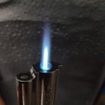 Market - Tutun si tigari - Articole si accesorii tutun - Bricheta Antivant, Lanterna Pistol Metal, 13 cm, Imitatie Lemn - Infinity.ro