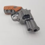 Market - Tutun si tigari - Articole si accesorii tutun - Bricheta Antivant, Lanterna Pistol Metal, 13 cm, Imitatie Lemn - Infinity.ro